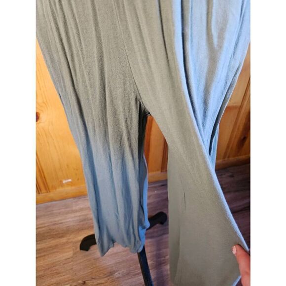 Maurices Women’s Utility Pocket Button Front Overall Jumpsuit Green Size Small - Picture 5 of 9